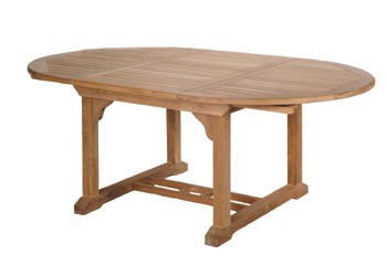 Classic Teak Tisch rund ausziehbar 130 - 190 cm